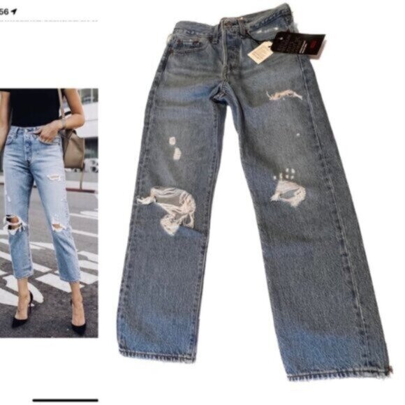 Levi’s  * NEW  Premium Wedgie Straight 26" jeans denim High Rise - Picture 1 of 16